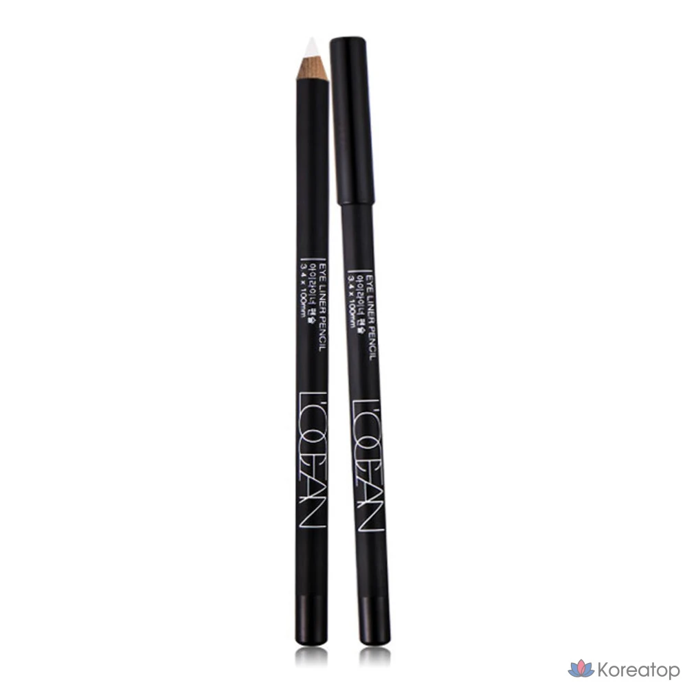 Карандаш для глаз Heart percent Rose Angel Eyeliner Pencil, оттенок 02 White, 1 шт.