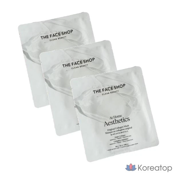 Тканевая маска для лица The Face Shop Homestetic Original Collagen Mask, 21 шт.
