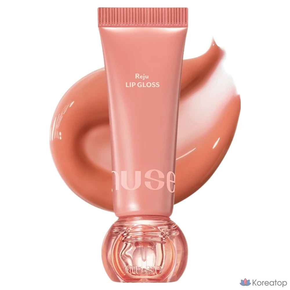 Бальзам для губ nuse Reju Lip Gloss, оттенок 01 Oolong Peach, 1 шт.