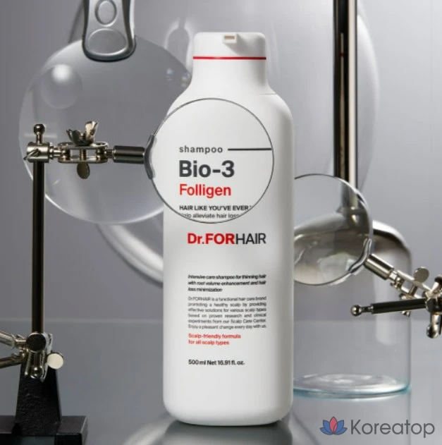 Шампунь Dr. Forhair Foligen Bio 3, 500 мл, 1 шт., фото 2