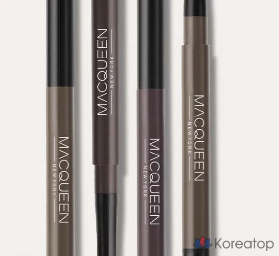 Карандаш для бровей Mqny My Strong Auto Eyebrow Pencil, оттенок Walnut Brown, 0.35 г, 1 шт., фото 4