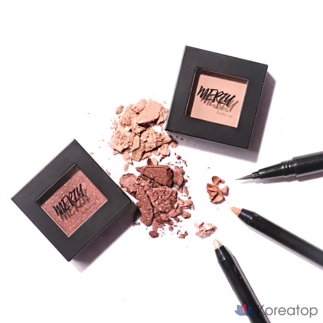 Тени для век MERZY The First Eyeshadow, оттенок E2 Hepburn Rose, 1 шт., фото 7