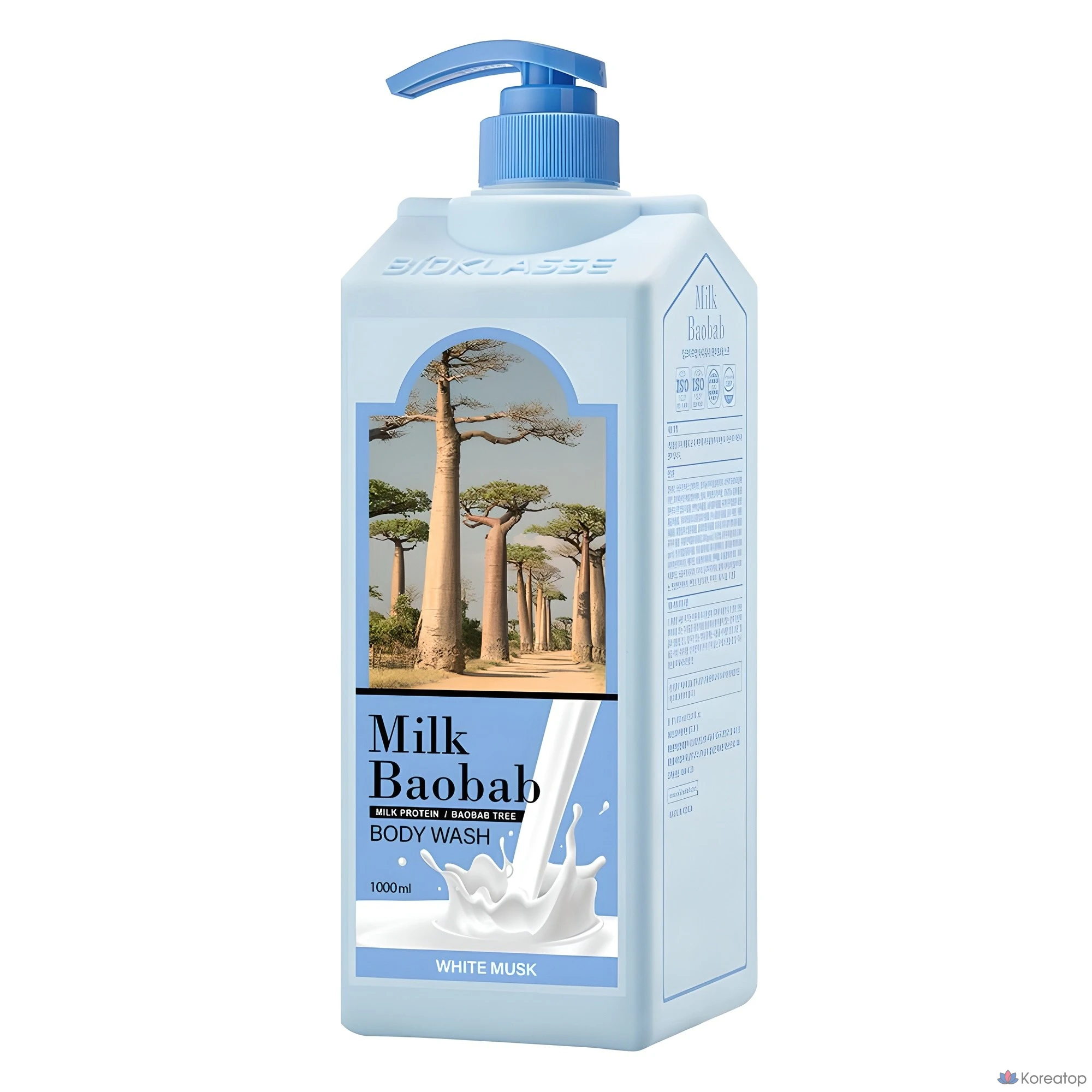 Гель для душа Milk Baobab Body Wash White Musk, 1 л, 1 шт.