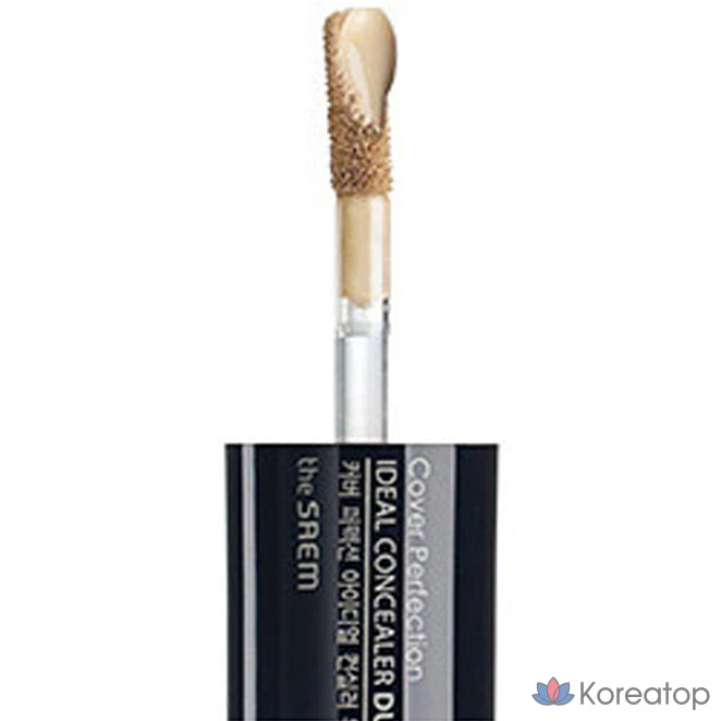 Консилер The Saem Cover Perfection Ideal Dual Concealer, оттенок 1 Clear Beige, 1 шт., фото 2