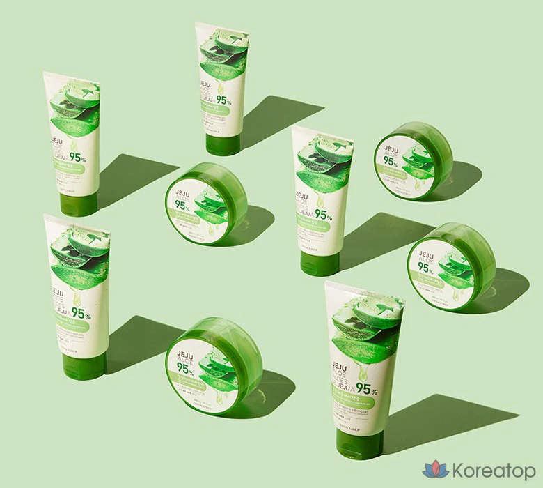Гель для лица The Face Shop Fresh Jeju Aloe Soothing Gel, 300 мл, 1 шт.