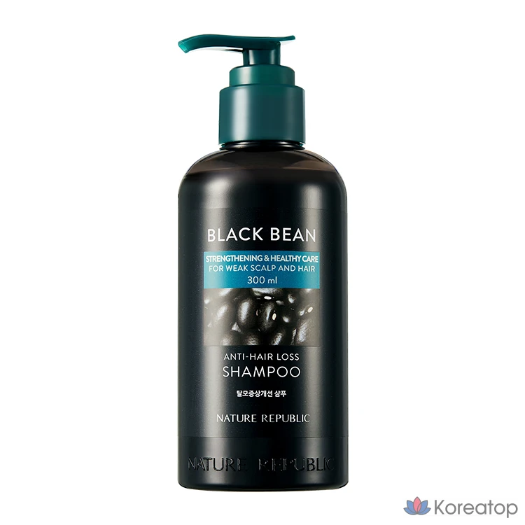 Шампунь Nature Republic Black Bean Anti Hair Loss Shampoo, 300 мл, 1 шт.