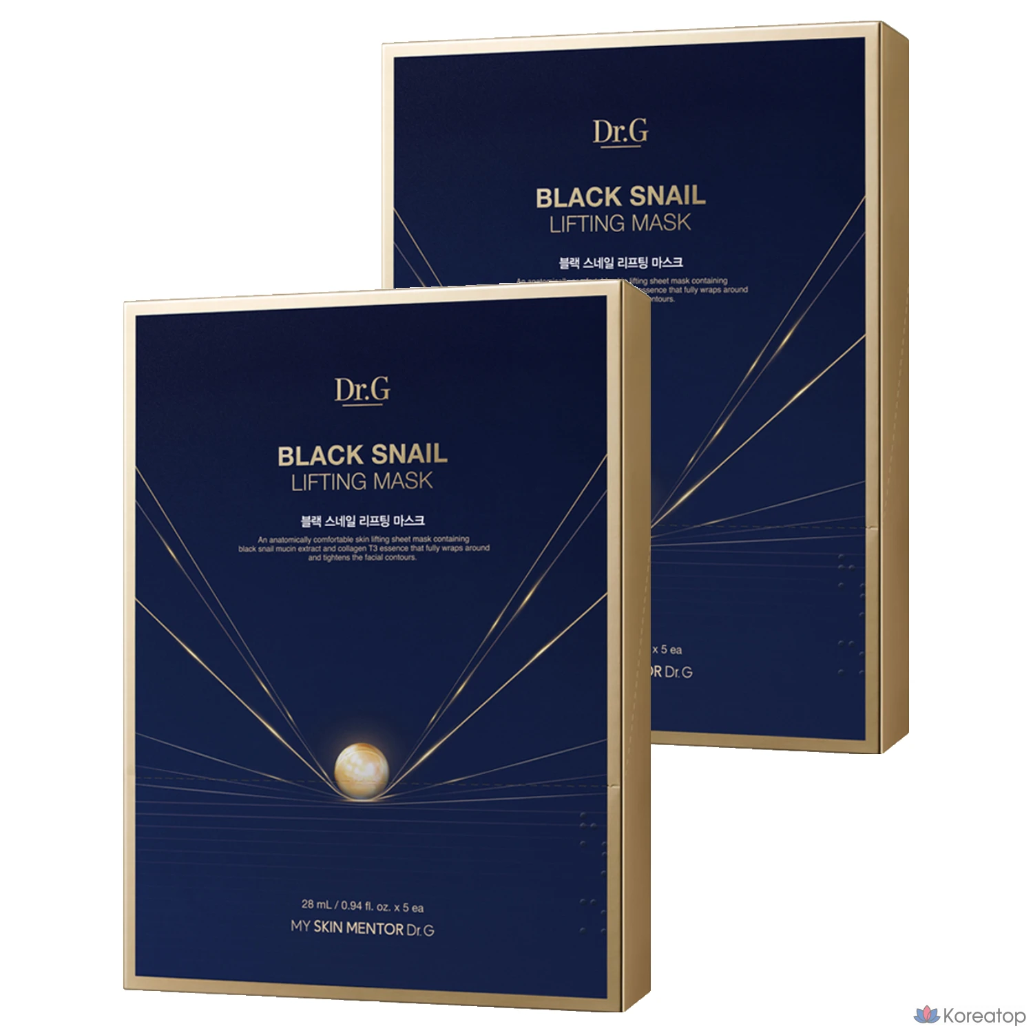 Тканевая маска для лица Dr. G Black Snail Lifting Mask, 10 шт.