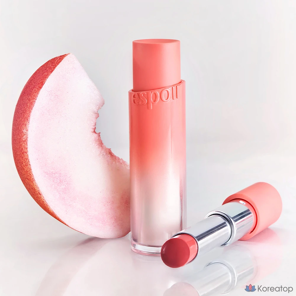 Помада для губ Espoir Nowhere Baming Glow Lipstick, оттенок 15 Peach Dew, 1 шт., фото 2