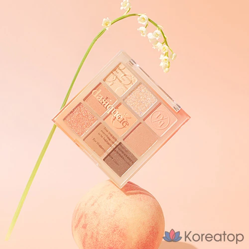 Тени для век Dasique Shadow Palette, 14 Peach Squeeze, 1 шт., фото 7
