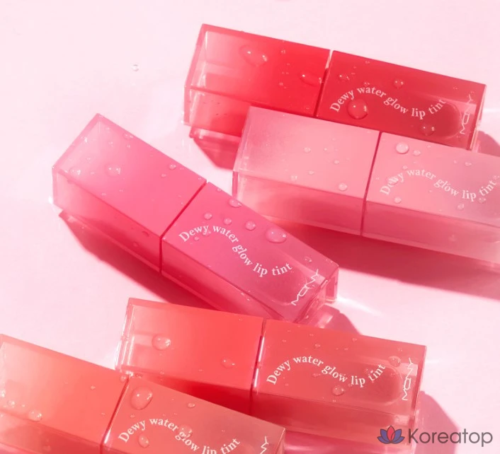 Тинт для губ Mqny Dewy Water Glow Tint, оттенок 06 Juicy Pink, 3.5 г, 1 шт., фото 3