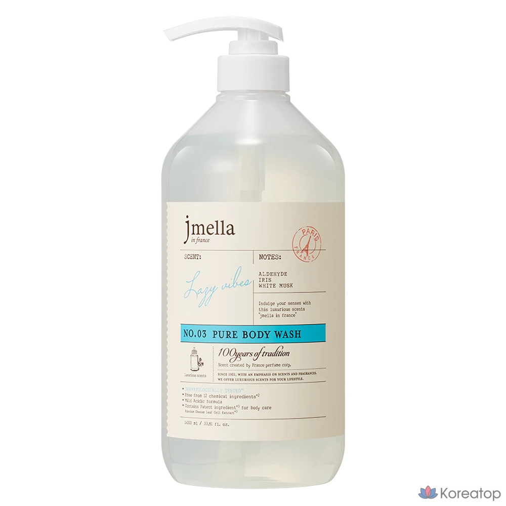 Гель для душа Jmella In France Pure Lazy Vibe Body Wash Floral Musk, 1 л, 1 шт.
