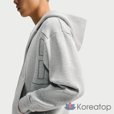 Худи на молнии мужской Nike Solo Fleece Loose Full-Zip Hoodie, фото 2