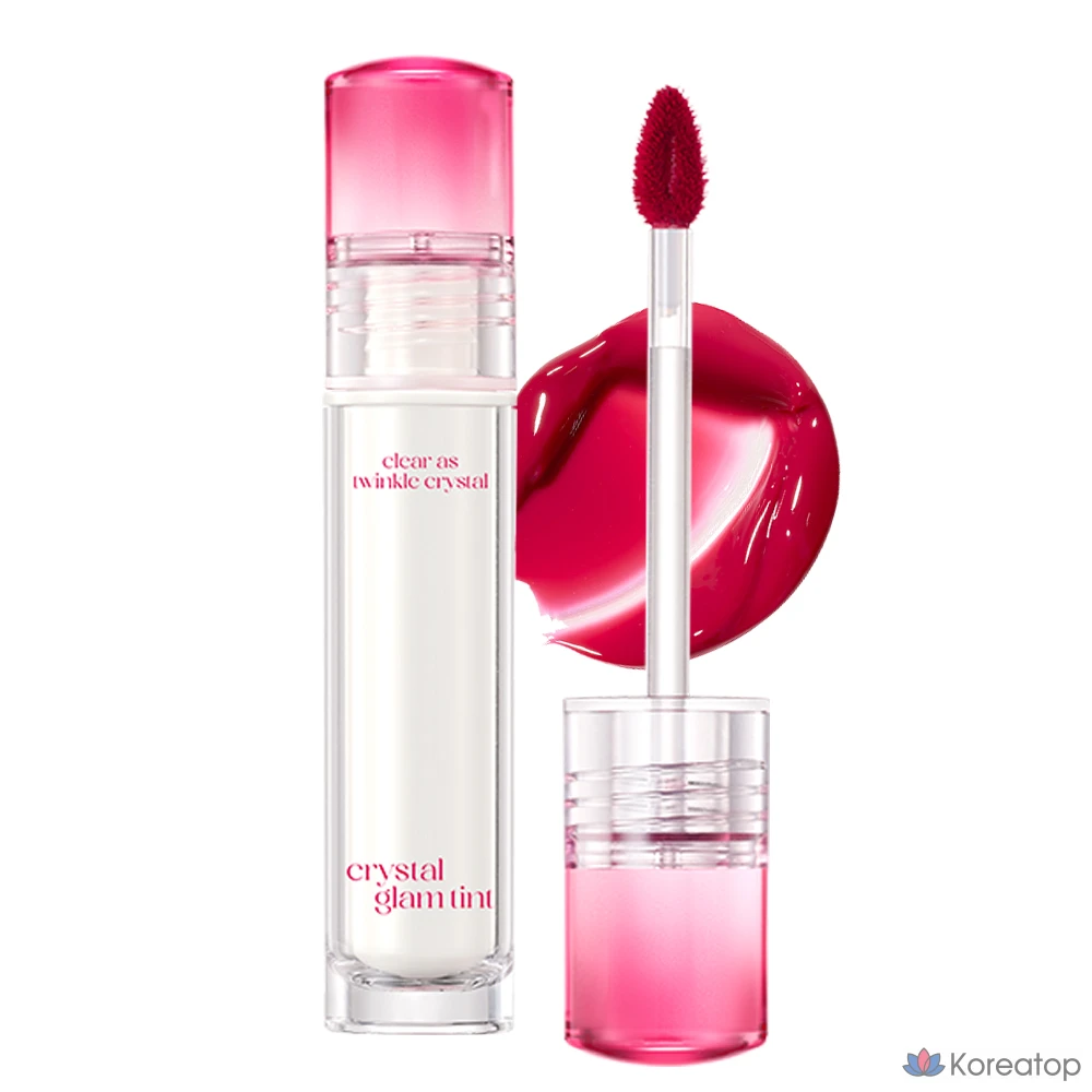 Тинт для губ Clio Crystal Glam Tint, оттенок 005 Fresh Cherry, 3.4 г, 1 шт.