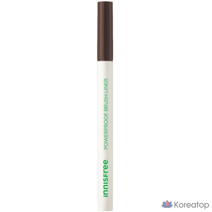 Подводка для глаз Innisfree Powerproof Brush Liner, оттенок 02 Brown, 0.6 г, 1 шт.