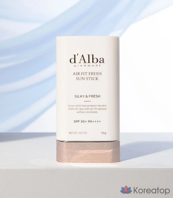 Солнцезащитный стик d'Alba Air Fit Fresh Sun Stick SPF50+ PA++++, 19 г, 1 шт.