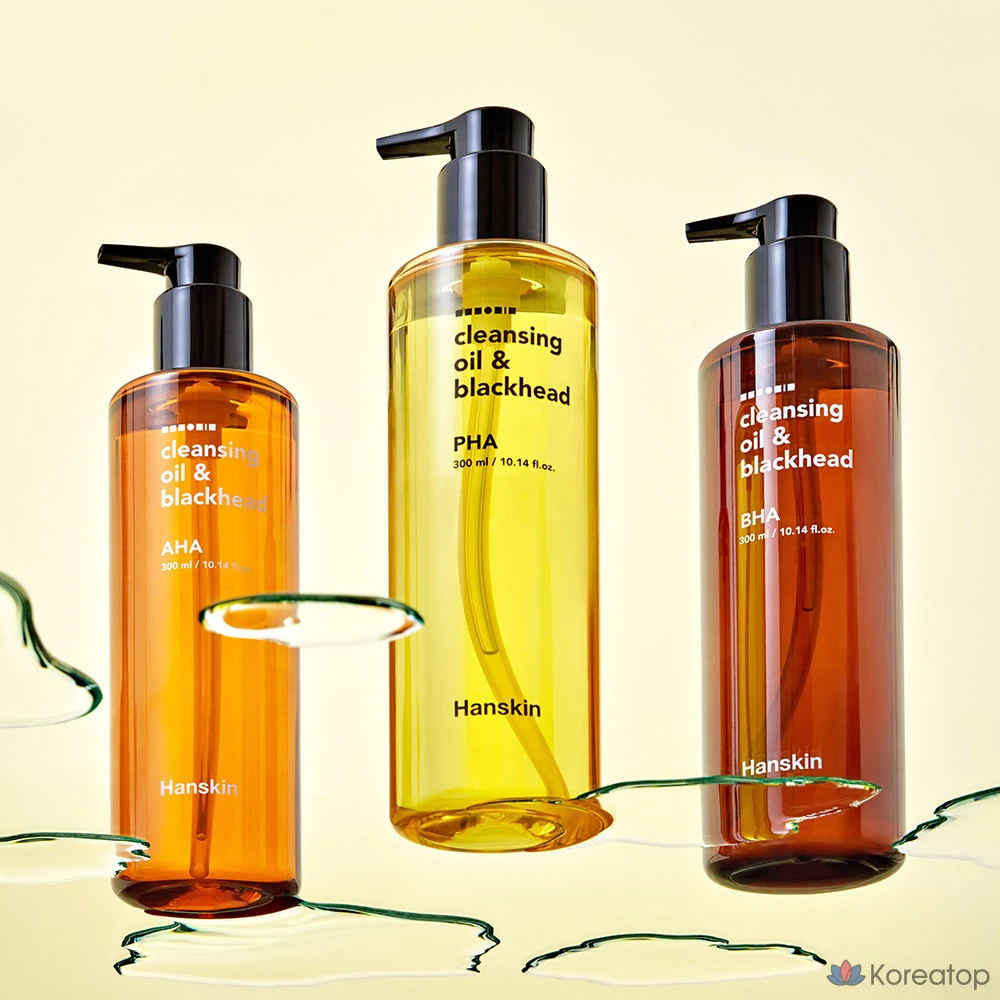 Гидрофильное масло HANSKIN Cleansing Oil &amp; Blackhead BHA, 300 мл, 1 шт.