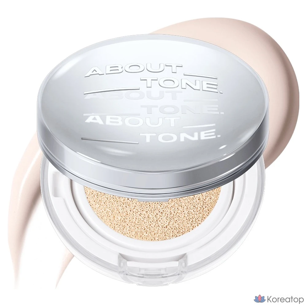 Кушон ABOUT TONE Skin Layer Fit Cushion Foundation, оттенок 19, 13 г, 1 шт.