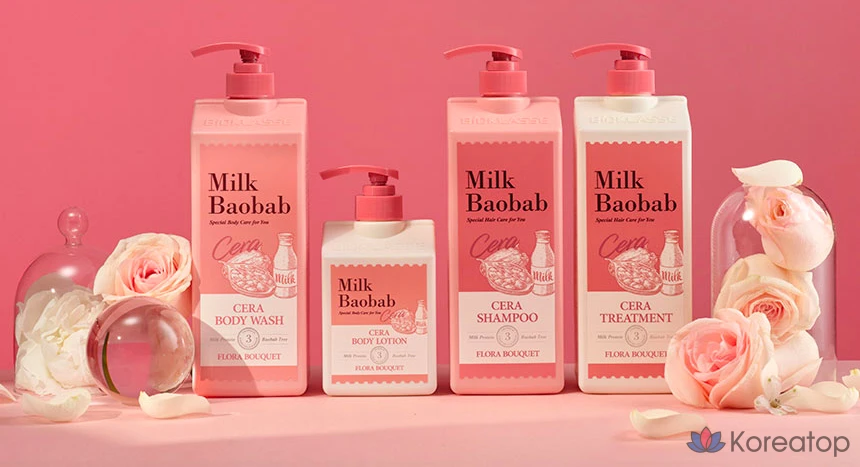 Кондиционер для волос Milk Baobab Sera Treatment Flora Bouquet, 1.2 л, 1 шт., фото 3