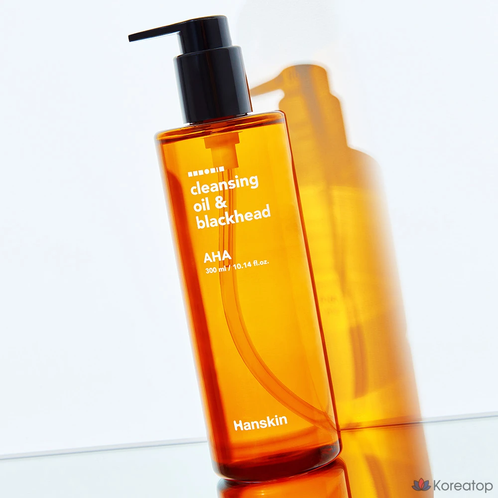 Гидрофильное масло HANSKIN Cleansing Oil &amp; Blackhead AHA, 300 мл, 1 шт.