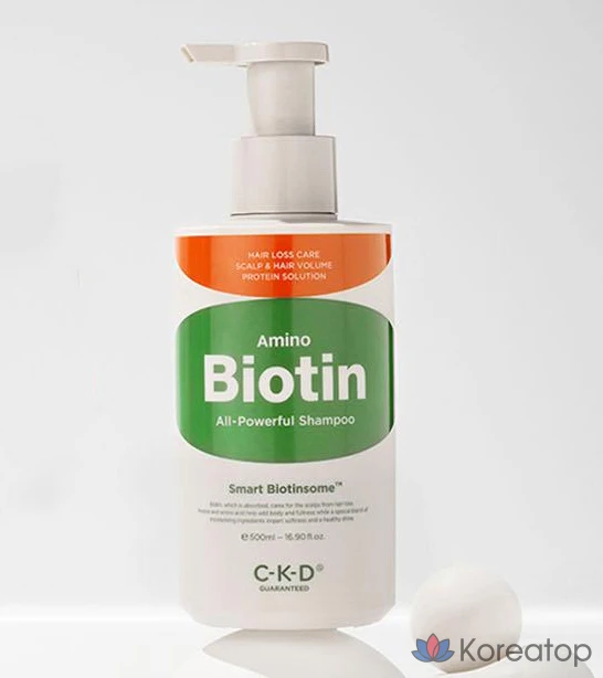 Шампунь CKD Amino Biotin All Powerful Shampoo, 500 мл, 1 шт.