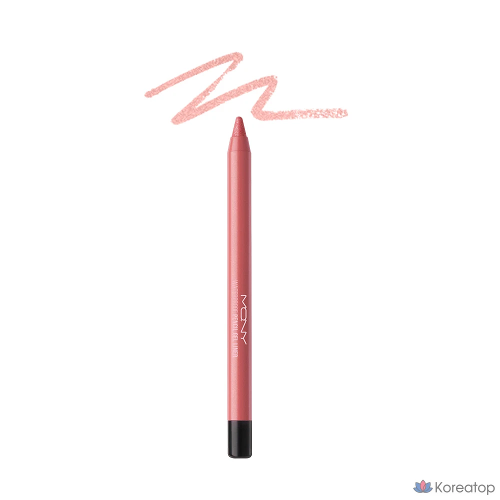 Подводка для глаз Mqny Waterproof Pencil Gel Liner, оттенок 10, 1.7 г, 1 шт.