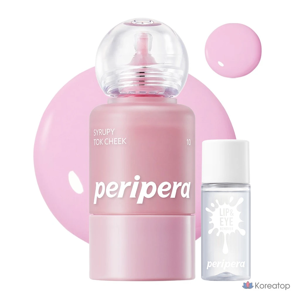 Тинт для губ Peripera Syrup Tok Cheek, оттенок 010 Grape Milk Shot, 1 шт.