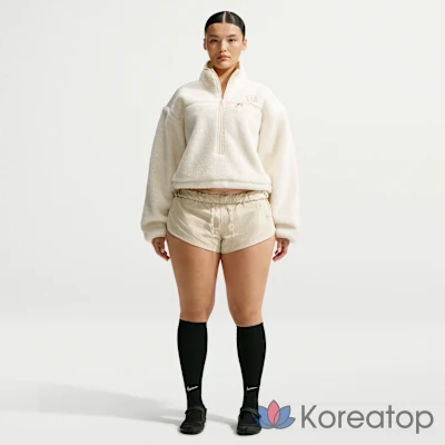 Куртка женская Nike NikeSKIMS Sherpa Oversized 3/4 Zip Jacket, фото 11
