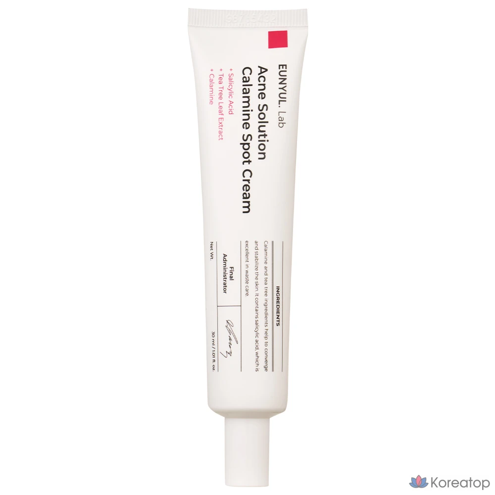 Крем для лица Eunyul Lab Acne Solution Calamine Spot Cream, 30 мл, 1 шт.