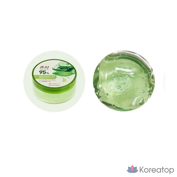 Успокаивающий гель The Face Shop Fresh Jeju Aloe Soothing Gel, 300 мл, 1 шт.