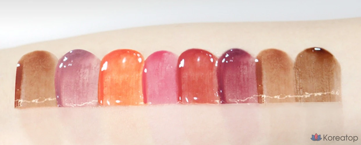 Тинт для губ Heart Percent Dot On Mood One Way Glowy Lip Tint, оттенок 14 Teddy Mocha, 4 г, 1 шт., фото 2