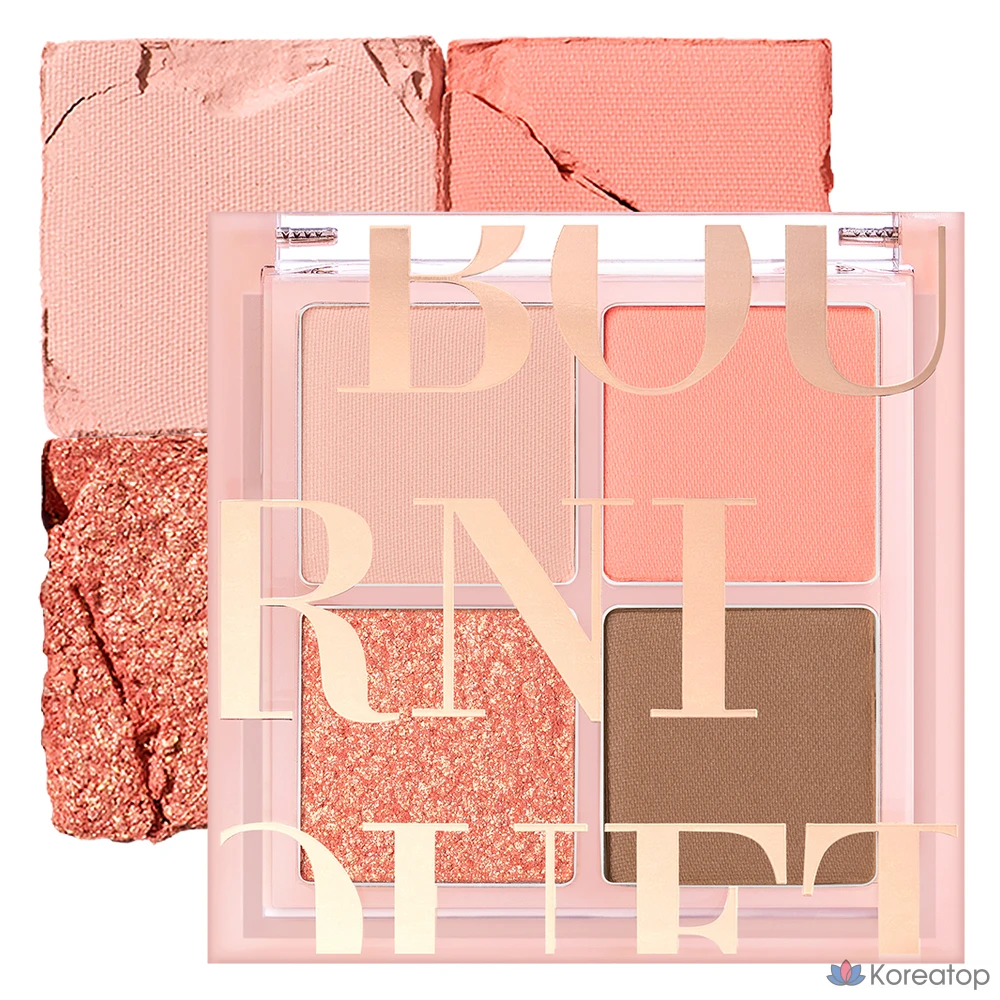 Палитра теней для век Bouquet garni Mood Blending Eyeshadow Palette, оттенок 02 Peach Dream, 6.9 г, 1 шт.