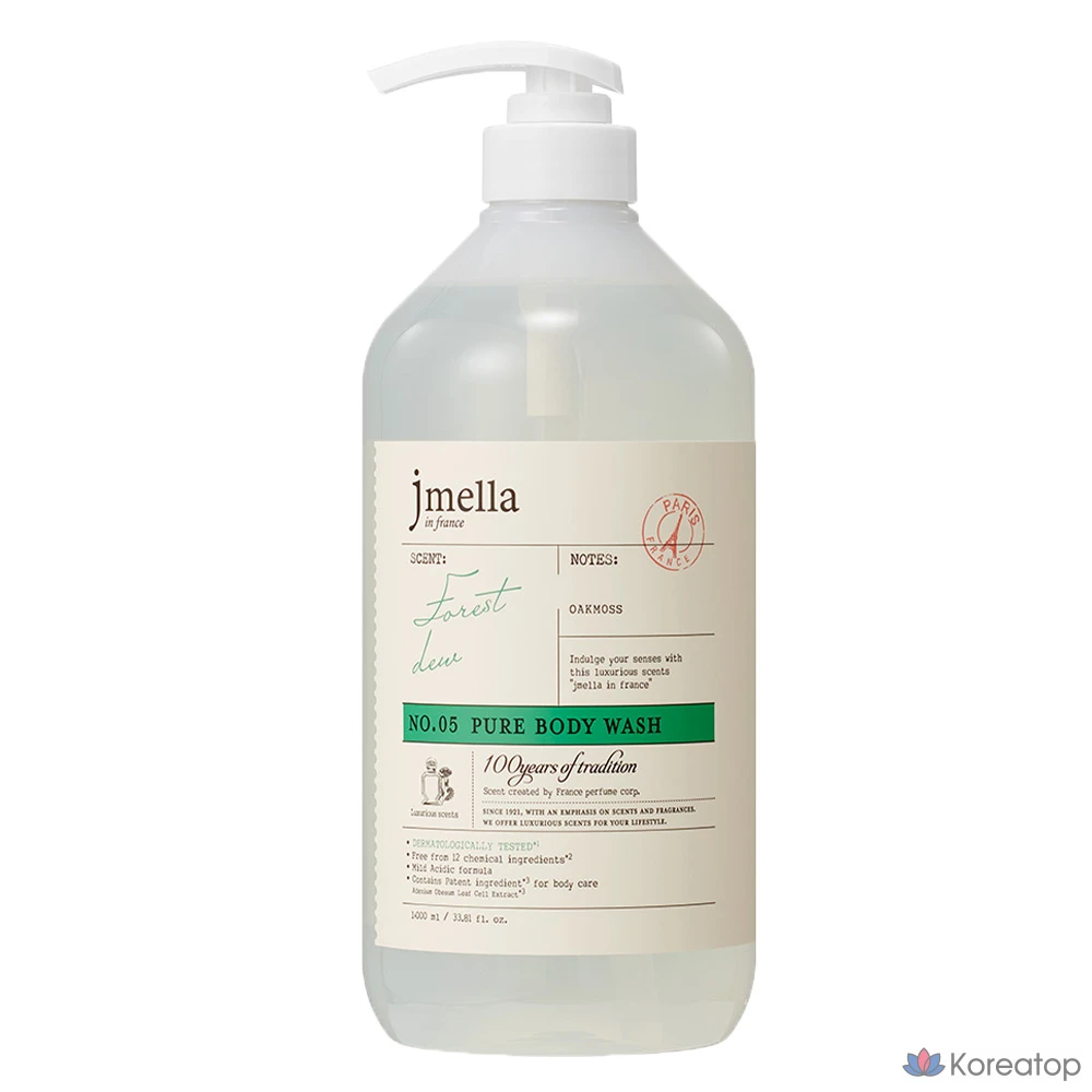Гель для душа Jmella In France Pure Forest Doux Body Wash, 1 л, 1 шт.