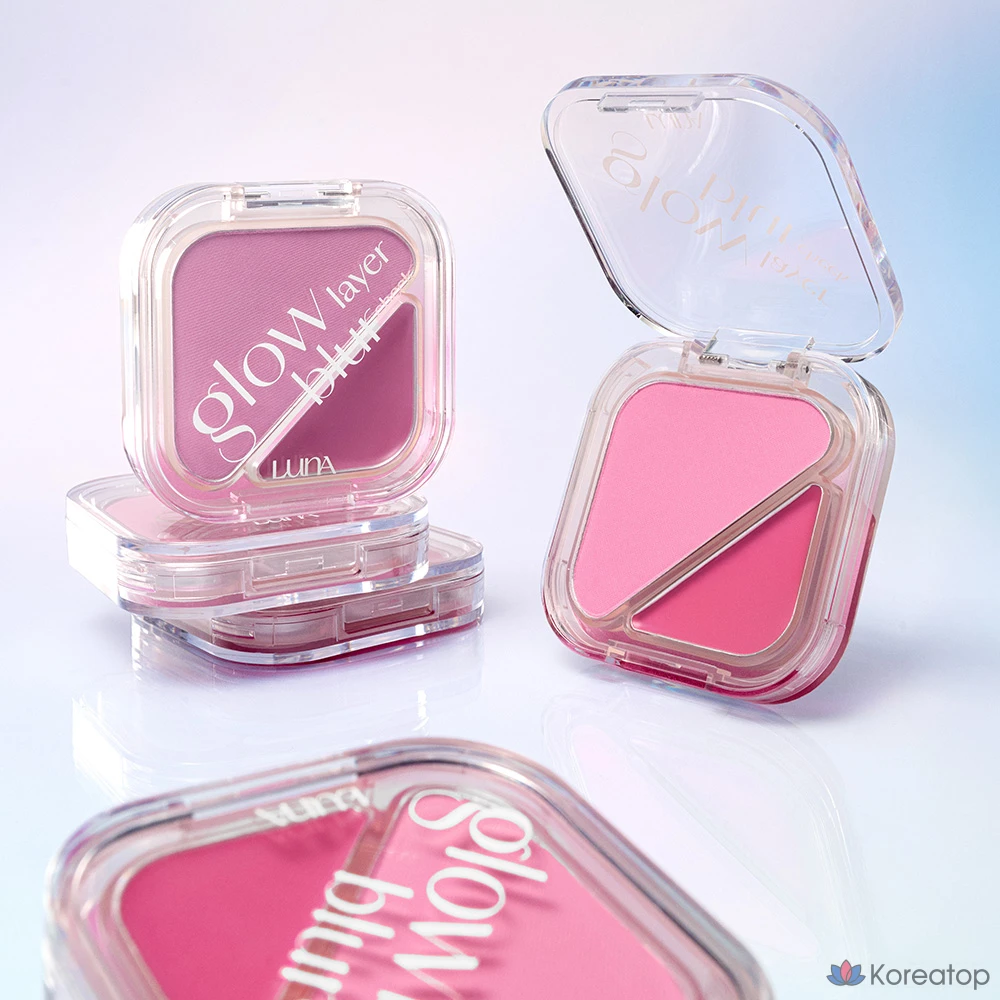 Румяна Luna Glow Layer Blur Cheek, оттенок 12 Mauv Rabbit, 8.5 г, 1 шт., фото 6