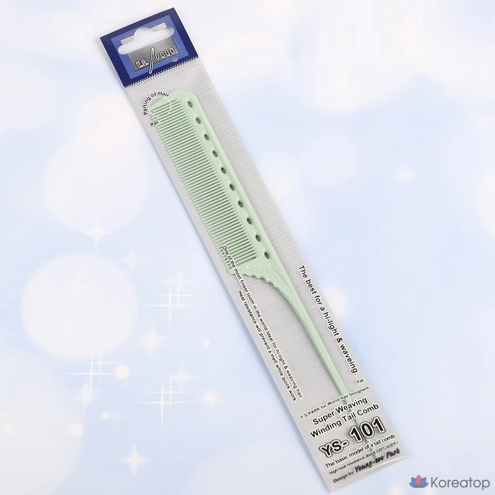 Расческа-хвостик для укладки Y.S. Park 101 Professional Tail Comb, Mint, 1 шт.