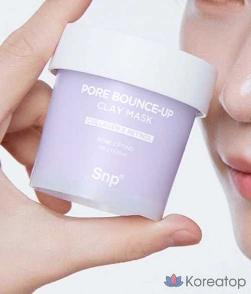 Маска для лица SNP Pore Tightening Clay Mask, 120 г, 3 шт., фото 3