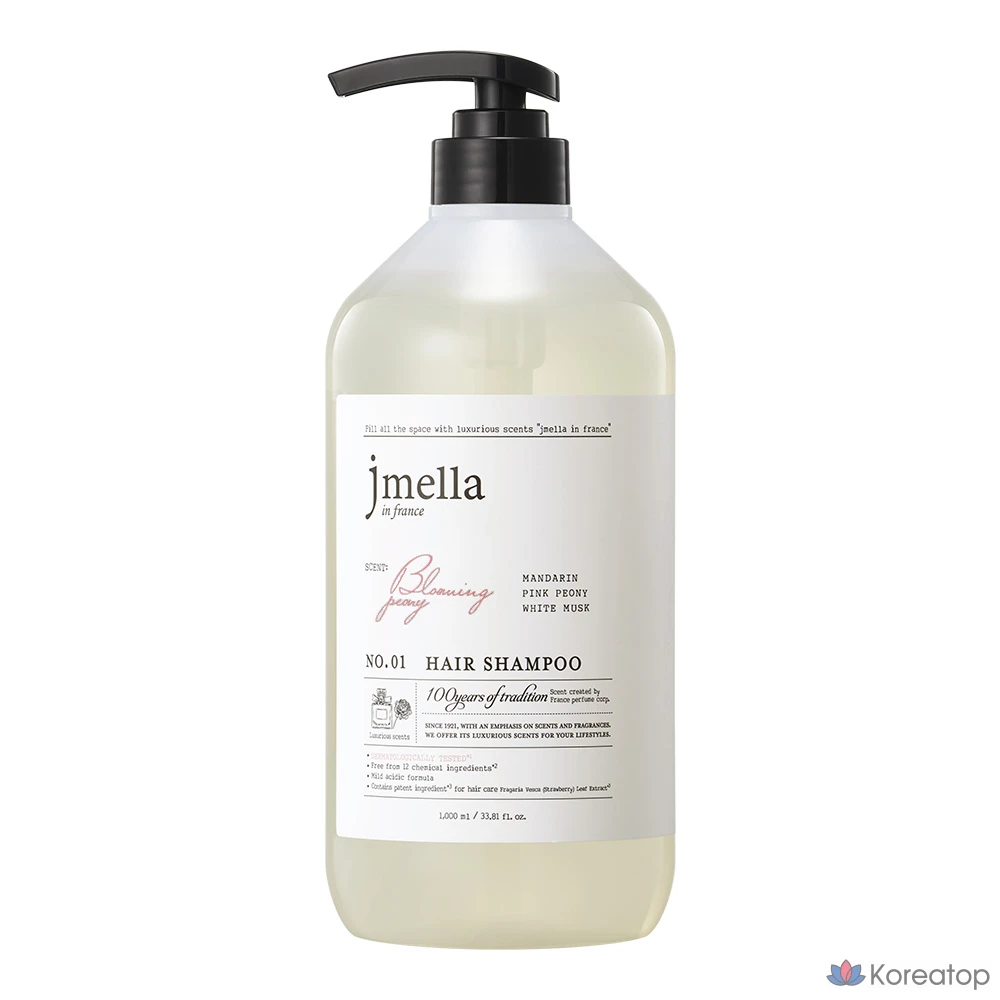 Шампунь Jmella In France Blooming Peony Hair Shampoo Lovely Floral, 1 л, 1 шт.