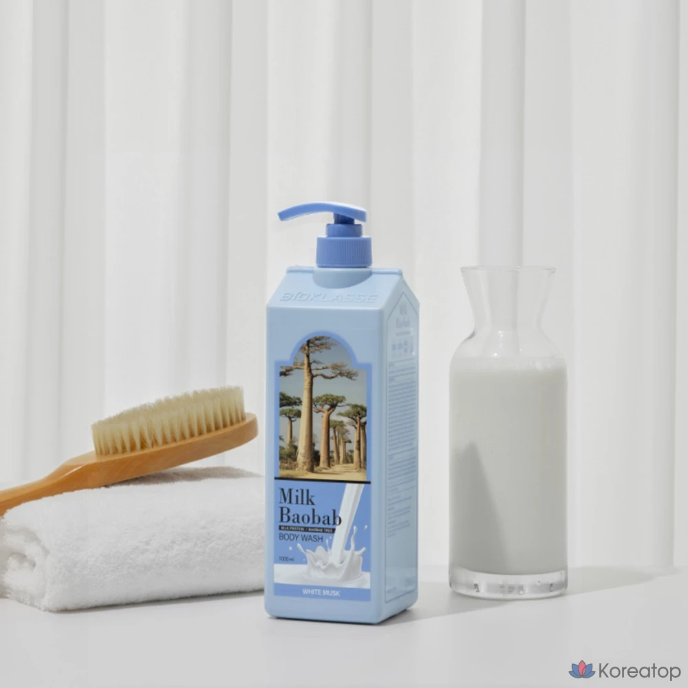 Гель для душа Milk Baobab Body Wash White Musk, 1 л, 1 шт.
