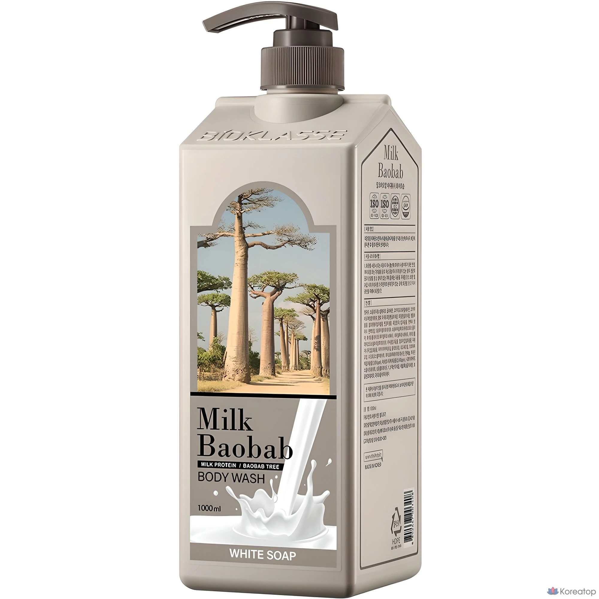Гель для душа Milk Baobab Body Wash White Soap Scent, 1 л, 1 шт.