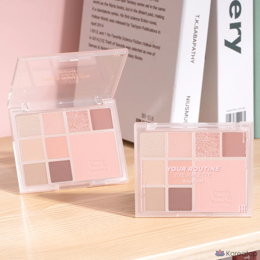 Палитра для век MERZY Your Routine Eye Palette, оттенок Rosy Closet, 1 шт.