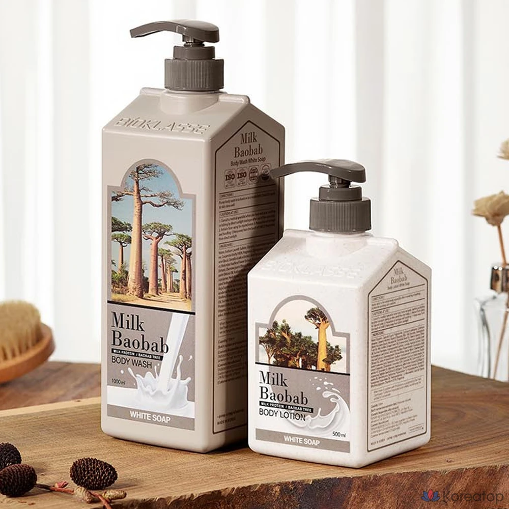Лосьон для тела Milk Baobab Body Lotion White Soap Scent, 500 мл, 1 шт., фото 3