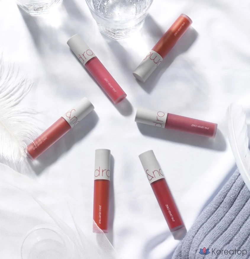 Тинт для губ ROM&ND Zero Velvet Tint, оттенок 02 Joyful, 5.5 г, 1 шт., фото 8