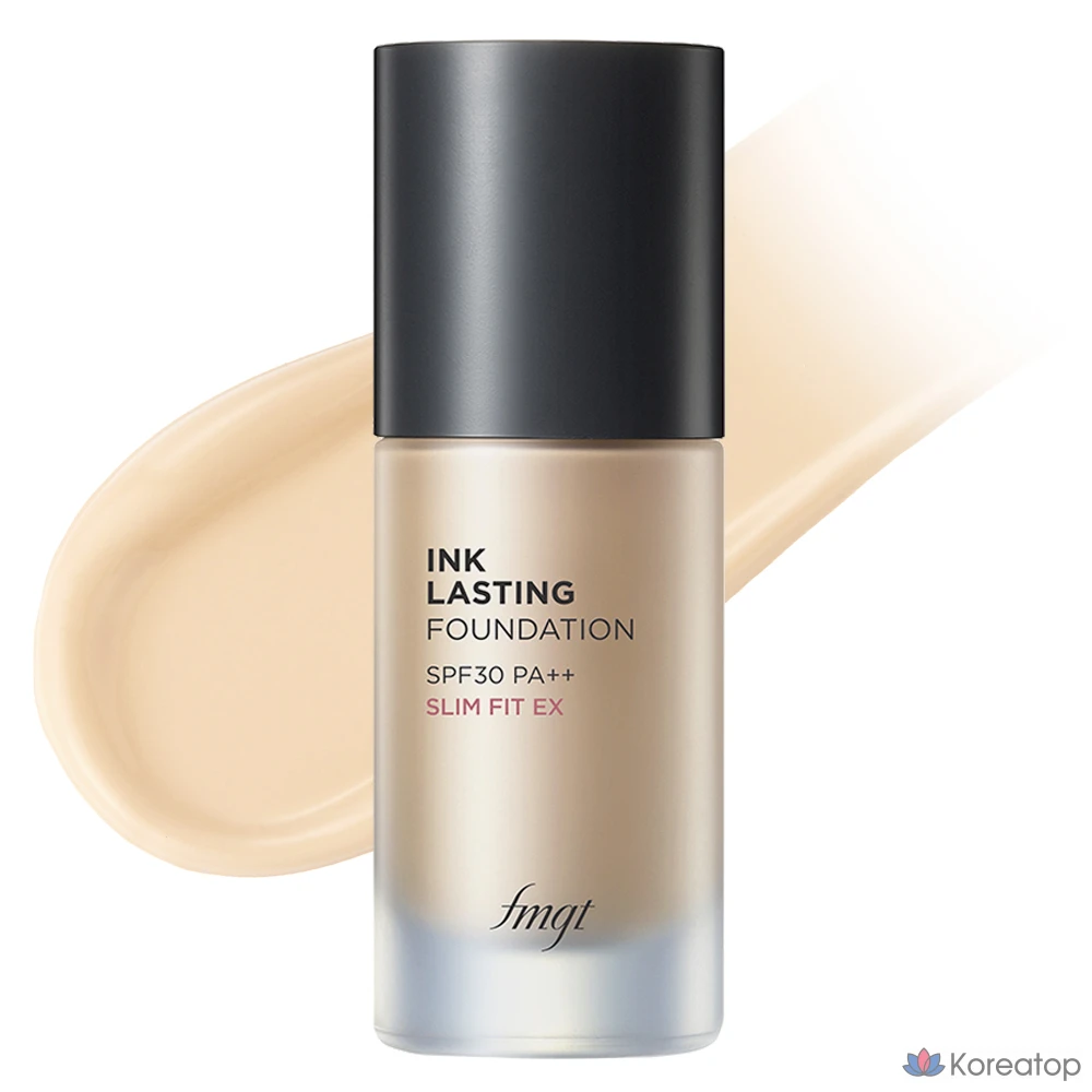 Фундация The Face Shop Ink Lasting Foundation Slim Fit, оттенок N201 Apricot Beige, 30 мл, 1 шт.