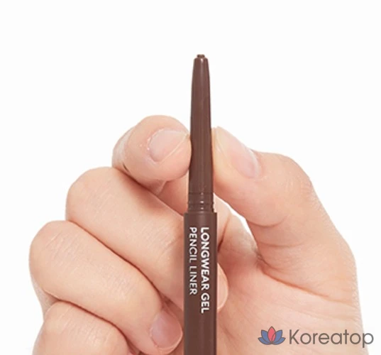 Подводка для глаз Missha Longwear Gel Pencil Liner, оттенок Titan Black, 0.14 г, 1 шт., фото 7