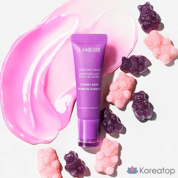 Бальзам для губ LANEIGE Lip Glowy Balm, оттенок Gummy Bear, 10 г, 1 шт., фото 2
