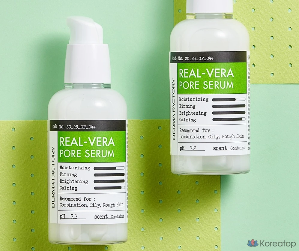 Сыворотка Derma Factory Real Vera Pore Serum, 80 мл, 1 шт., фото 4