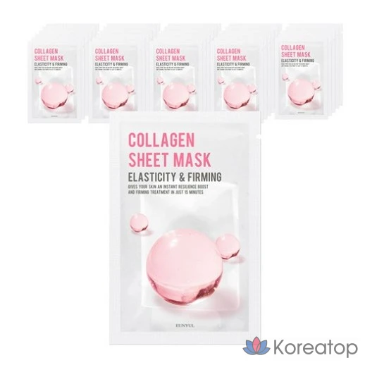 Тканевая маска для лица Eunyul Purity Collagen Mask, 180 шт.