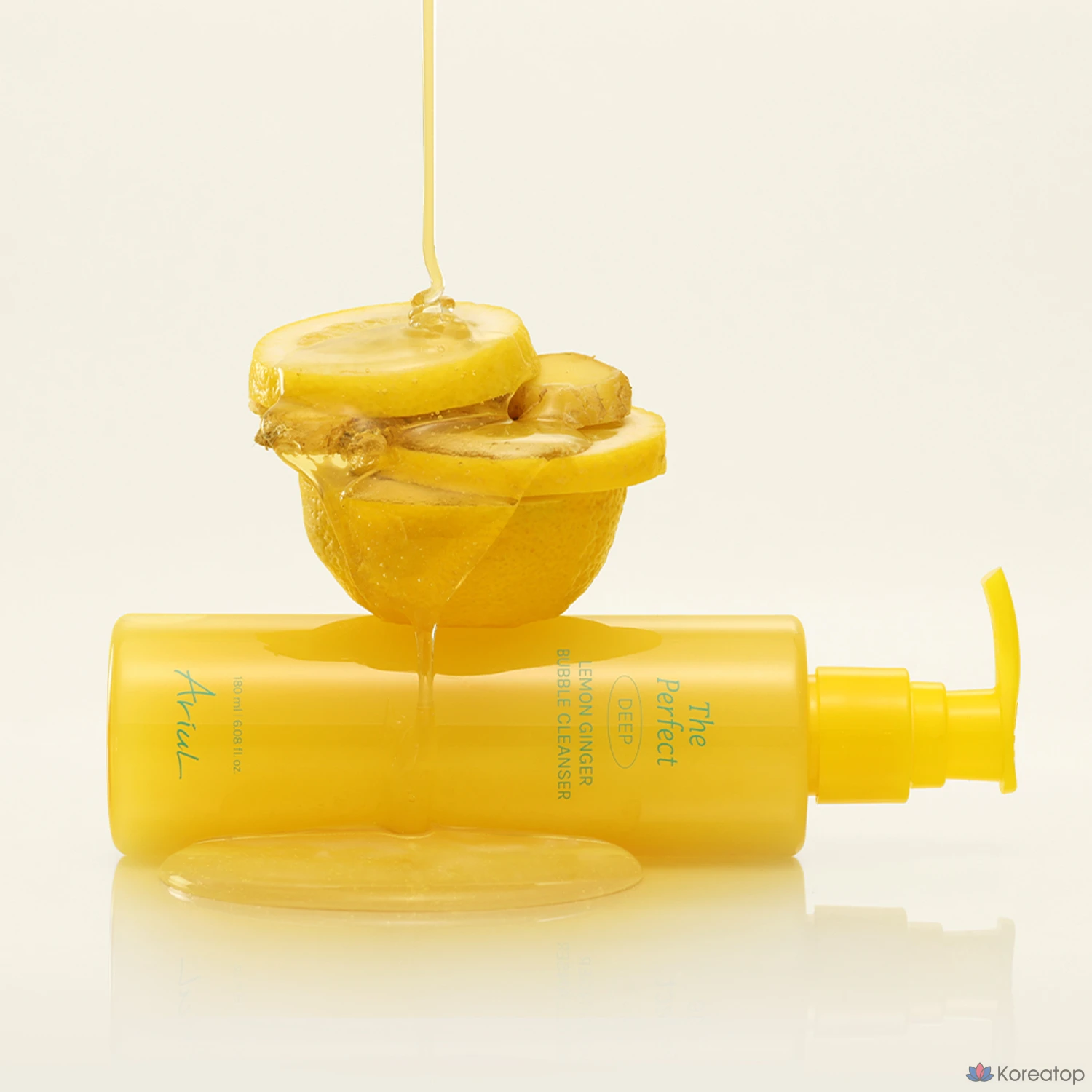 Очищающее средство с пузырьками Ariul The Perfect Lemon Ginger Cleanser, 180 мл, 1 шт.