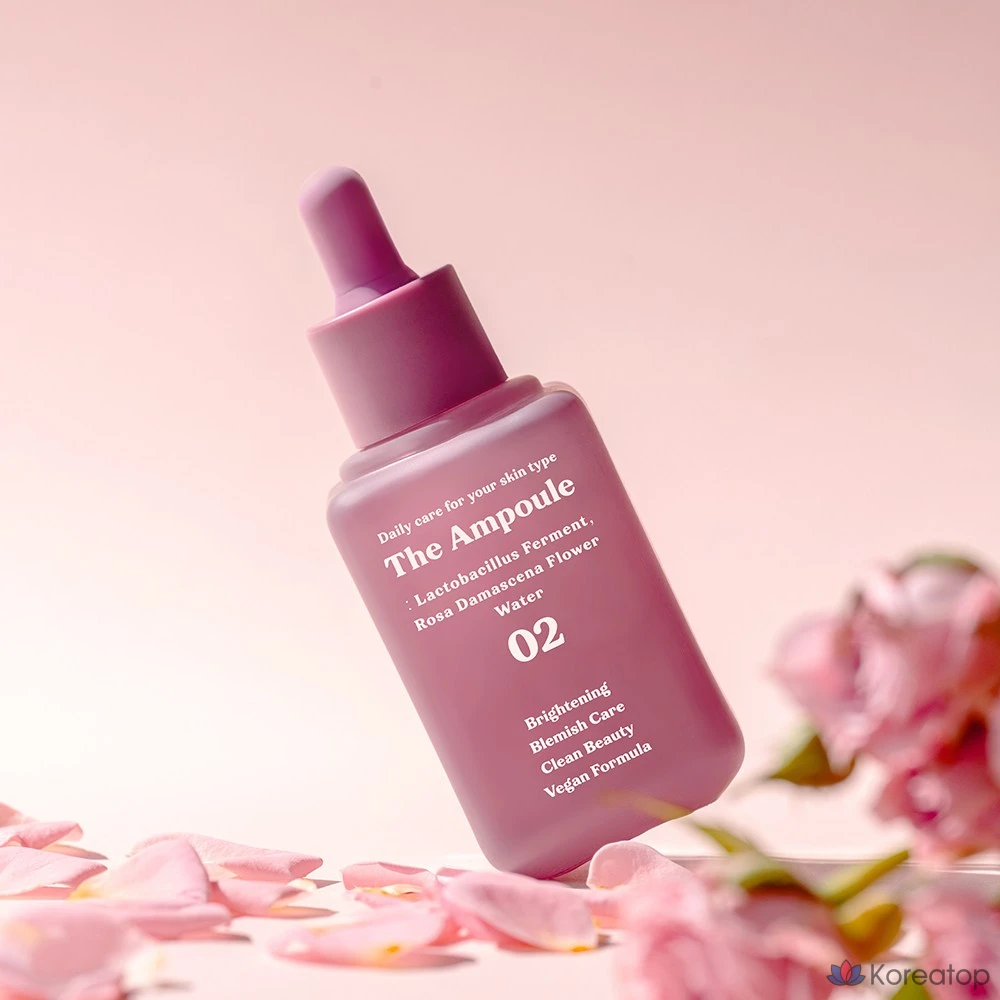 Сыворотка Dermashare The Ampoule Vegan Lactobacillus Damask Rose Flower Water, 60 мл, 1 шт.
