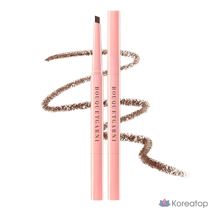 Карандаш для бровей Bouquet garni Auto Pencil Slim Eyebrow, оттенок Natural Brown, 0.2 г, 1 шт.
