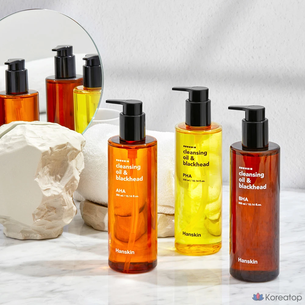Гидрофильное масло HANSKIN Cleansing Oil &amp; Blackhead BHA, 300 мл, 1 шт.